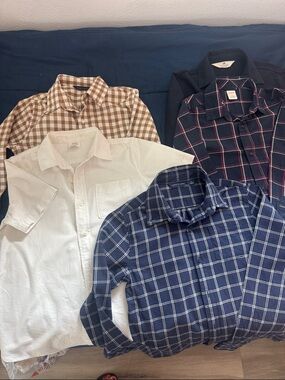 Boys button down shirts lot